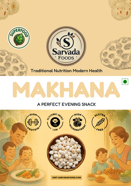 Sarvada Makhana – Pure, Light, and Naturally Nourishing